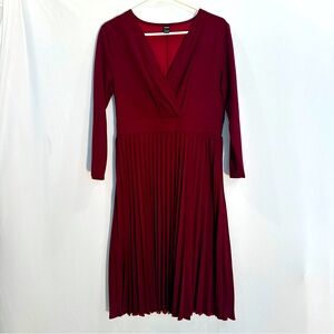 Woman’s Long Dress with Pleated Skirt